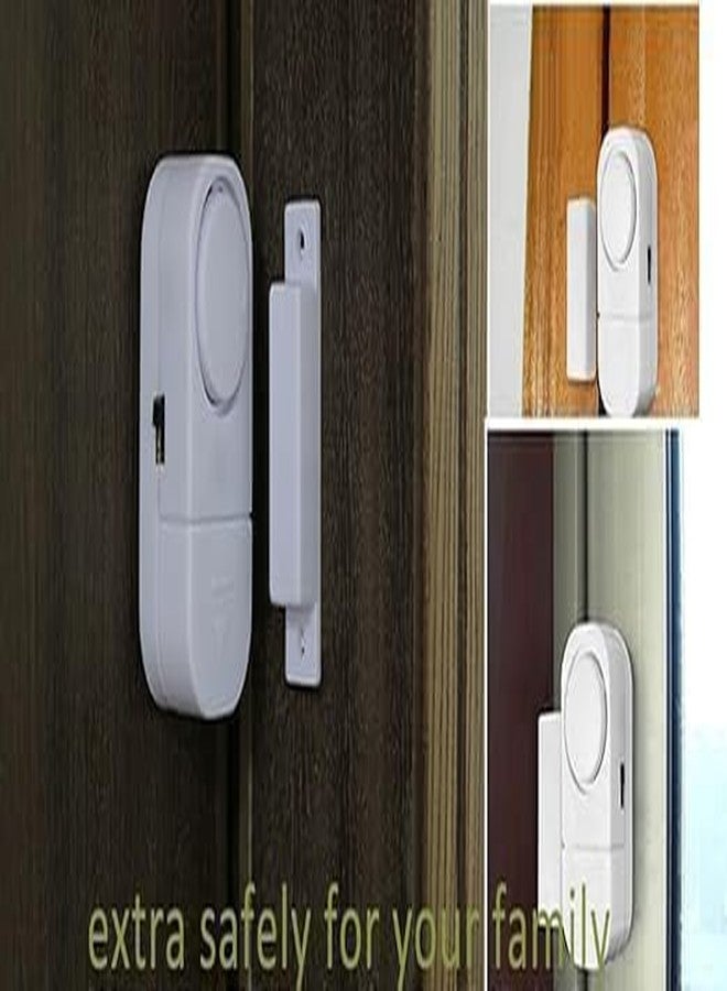 LAVNIKmart Wireless Window Sensor Real-time Alarm| Loud Door Alarms for Kids Safety Wireless Window Sensor Real-time Alarm System for Home Security for Pool and Office Door Bell - Image 2