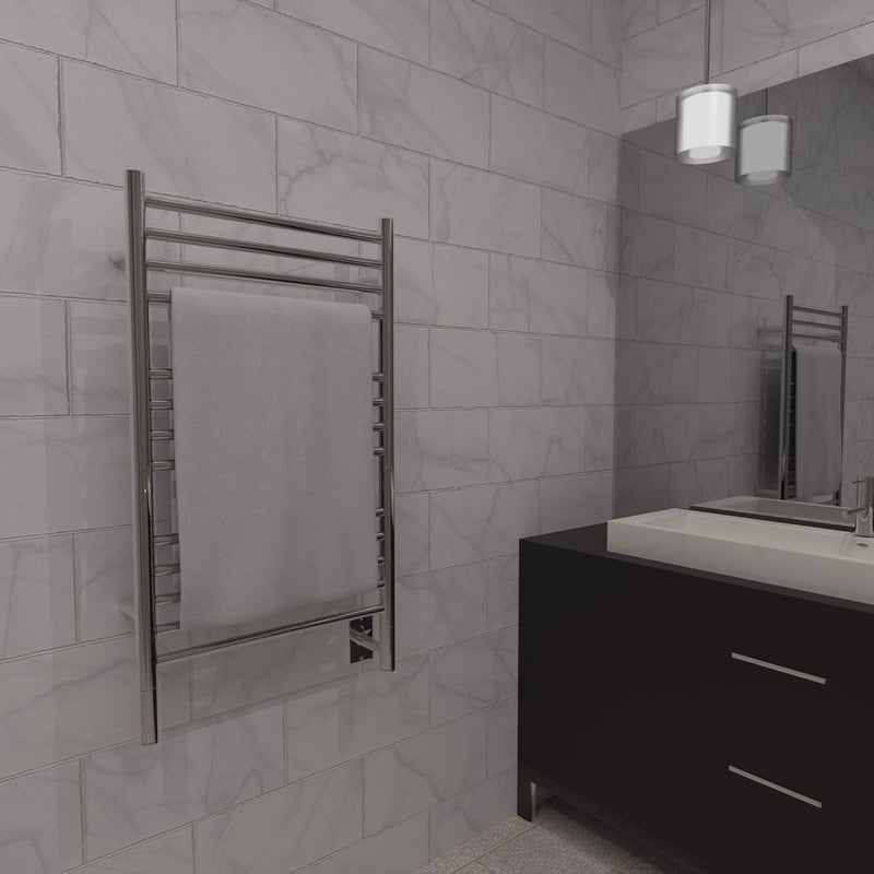 Amba Amba Jeeves CSP Model CStraight 13Bar Hardwired Towel Warmer in Polished  - Image 2