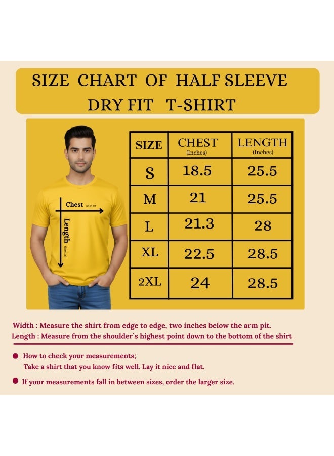 Chennai Cricket Fans Adult Round Neck Tshirt For Men - Image 3