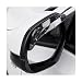 Dickno 2 PCS Car Mirror Rain Visor Guard Carbon Fiber Side Mirror Rain Visor Eyebrow Waterproof Side Rear View Mirror Protecter Universal Exterior Accessories Fits Most Vehicles Black - Image 2
