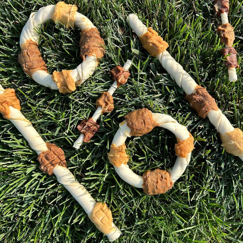 Cadet Gourmet TripleFlavored Beef Hide Shish Kabob Dog Treats  Healthy  Natural Chicken Duck  Sweet Potato Dog Treats 5 in 12 oz - Image 4