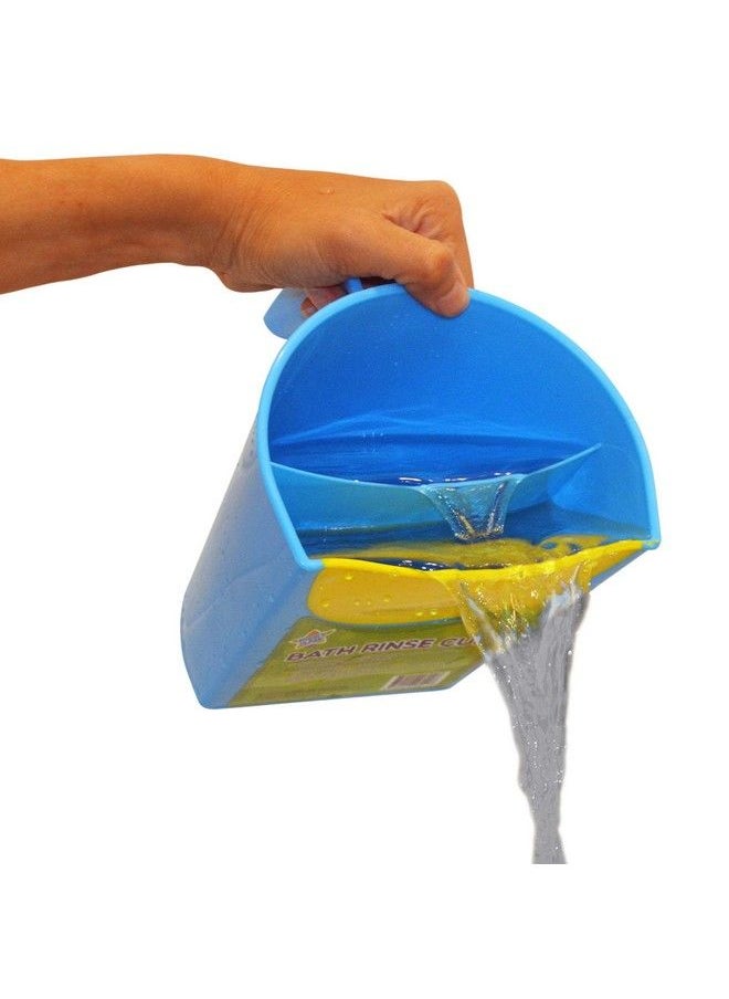Mighty Clean Baby - Shampoo Rinse Cup ; Baby Bath Rinser Pail To Wash Hair And Wash Out Shampoo By Protecting Infant Eyes Kids Bathing Without Tears - Image 1