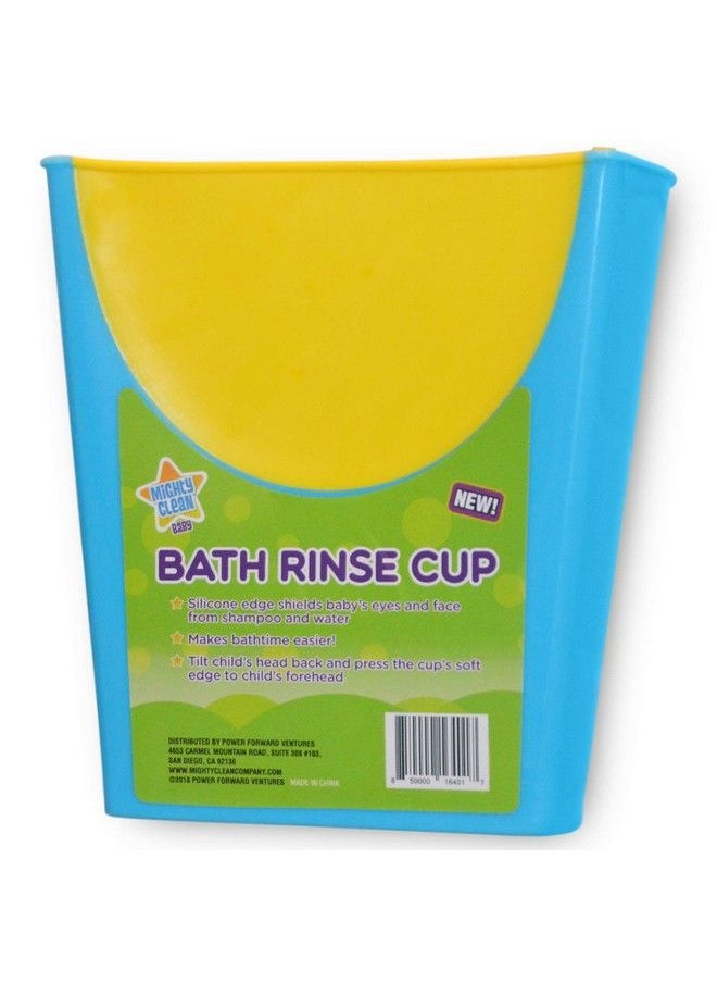 Mighty Clean Baby - Shampoo Rinse Cup ; Baby Bath Rinser Pail To Wash Hair And Wash Out Shampoo By Protecting Infant Eyes Kids Bathing Without Tears - Image 1