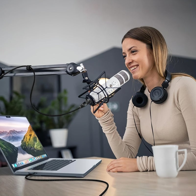 كابل ميكروفون من XLR إلى USB-C، طوله 19.68 بوصة، كابل تسجيل عالي الجودة بموصل نحاسي، مناسب لأجهزة الكمبيوتر والهواتف الذكية ومعدات الصوت. - Image 3