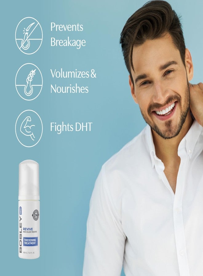 BosleyMD Thickening Treatment, Liquid Foaming Treatment to Restore Visibly Thinning Hair 3.4 oz - Image 3