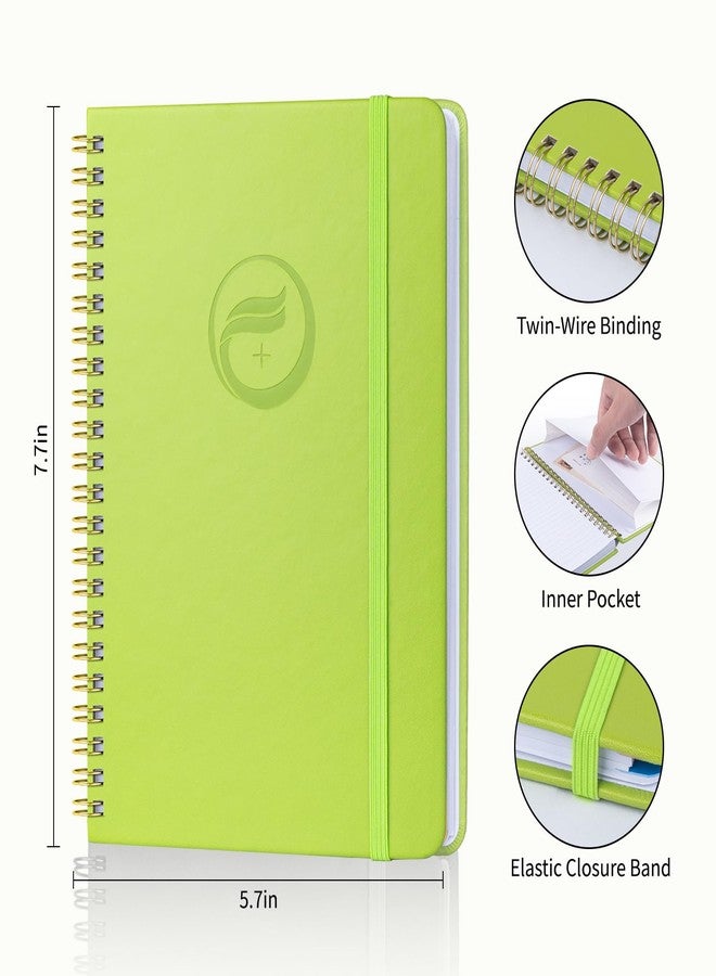 Blugool Address Book with Alphabetical Tabs-Address and Password Book for Seniors - Hardcover Spiral Bound Phone Book- Record Contacts,Website Login Passwords, Special Days -5.7" x 7.7", Grass Green - Image 3