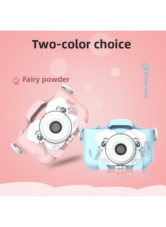 Generic Children Fun Digital Camera Mini Cartoon Toy Camera HD Double Camera Wholesale-Body Color:H5 Butterfly Blue  - Image 5