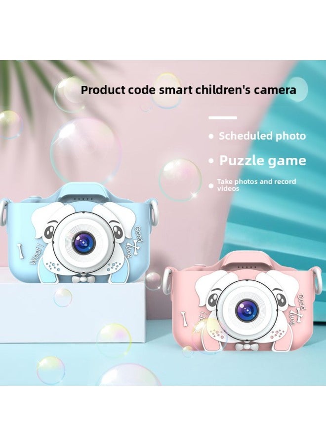 Generic Children Fun Digital Camera Mini Cartoon Toy Camera HD Double Camera Wholesale-Body Color:H5 Butterfly Blue  - Image 4