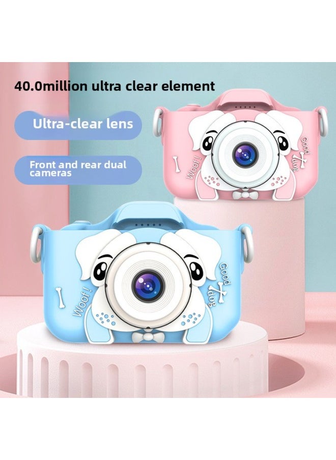Generic Children Fun Digital Camera Mini Cartoon Toy Camera HD Double Camera Wholesale-Body Color:H5 Butterfly Blue  - Image 3