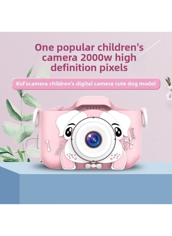 Generic Children Fun Digital Camera Mini Cartoon Toy Camera HD Double Camera Wholesale-Body Color:H5 Butterfly Blue  - Image 2