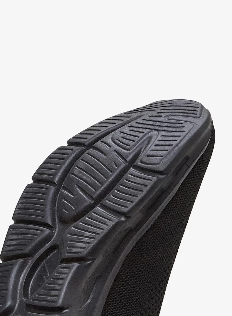 Campus  Men King Pro Memory Foam Slip-On Walking Shoes-Full Blk for Men | Best Price UAE