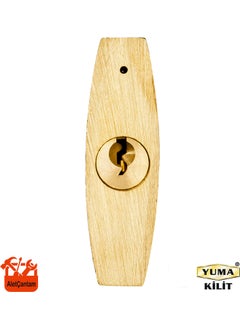 Yuma Brass Yellow Padlock Master System 40MM with Common Key  - Image 5