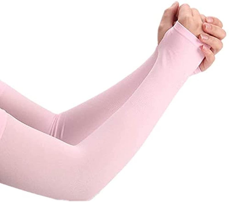 NESVIB 3 Pairs Biker/Sports Full Arm Fingerless Sleeves Gloves for UV, Dust, Summer, Sun Protection for men and Women - Image 4