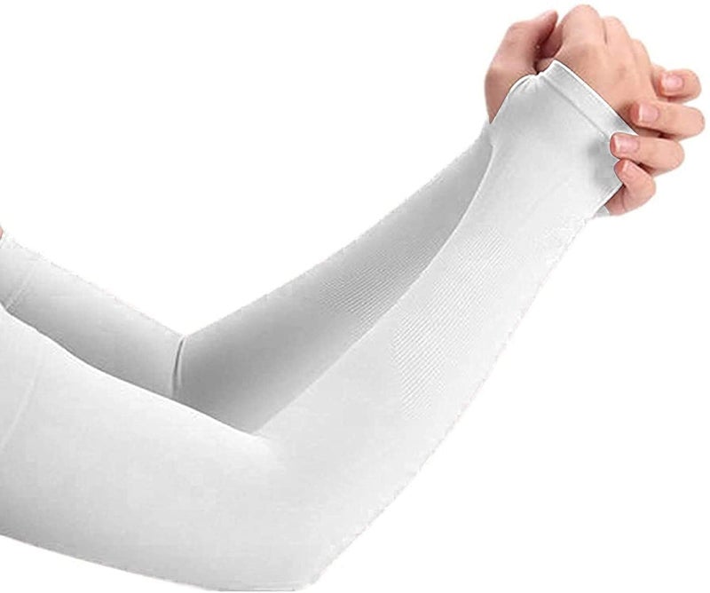 NESVIB 3 Pairs Biker/Sports Full Arm Fingerless Sleeves Gloves for UV, Dust, Summer, Sun Protection for men and Women - Image 2