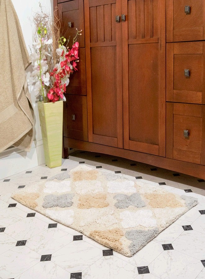 Chesapeake Alloy Moroccan Tiles 2Pc. Spa Bath Rug Set 14450 (21"x34" &17" x 24") - Image 3