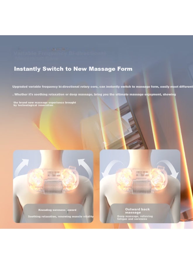 Wolonow Xiaomi Youpin Cervical Massager Waist Massager With Heat Headrest Kneading Full Body Therapy Shoulder Leg Back Head Gift For Elderly Parents Boyfriend Girlfriend Birthday - Image 2