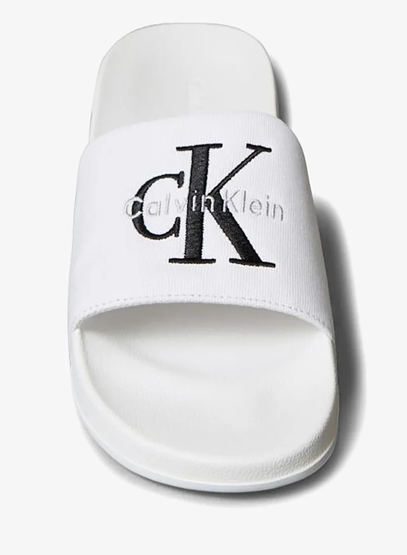 Calvin Klein  Essential Canvas Slides for Men | Best Price UAE