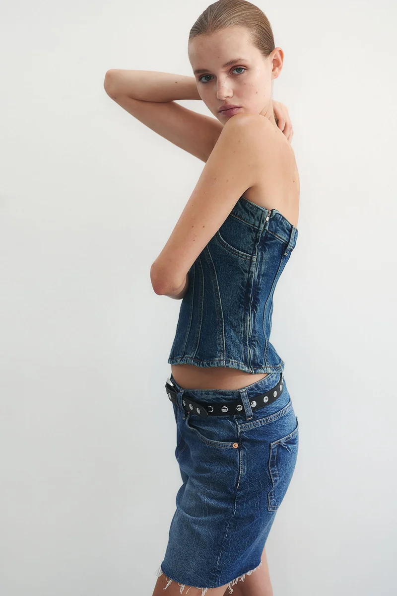 H&M Denim Bustier