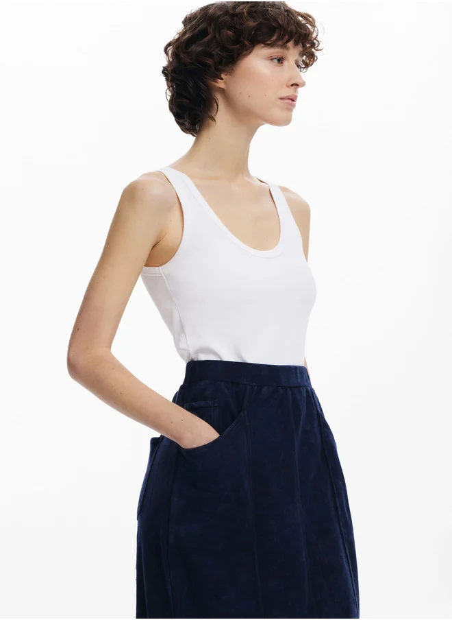 DESIGUAL Combined Midi Dress