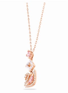 Generic Dazzling Swan Design Stone Studded Pendant Necklace  - Image 4