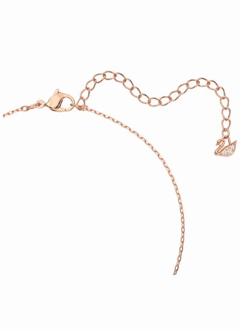Generic Dazzling Swan Design Stone Studded Pendant Necklace  - Image 5