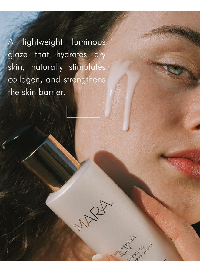 MARA - Pearl Peptide Glaze with Pearl Powder, Algae + Beta-Glucan | Plant-Based, Hydrating, Strengthening Skin Care (100 mL | 3.38 fl oz) - Image 3