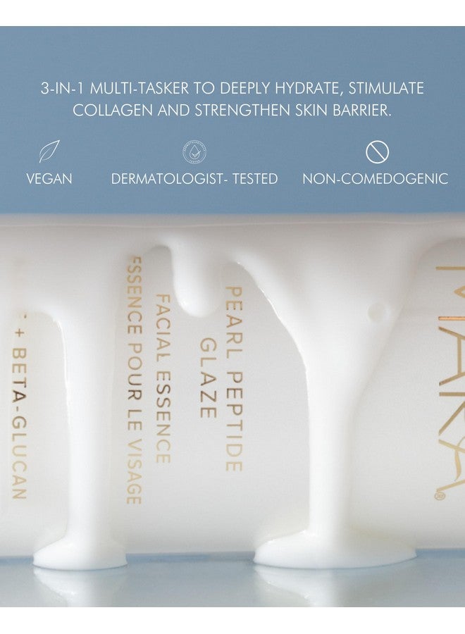 MARA - Pearl Peptide Glaze with Pearl Powder, Algae + Beta-Glucan | Plant-Based, Hydrating, Strengthening Skin Care (100 mL | 3.38 fl oz) - Image 2