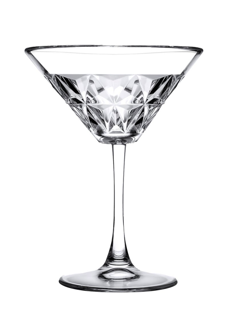 Estrella Martini Glass - 220 ml, Clear - Image 1