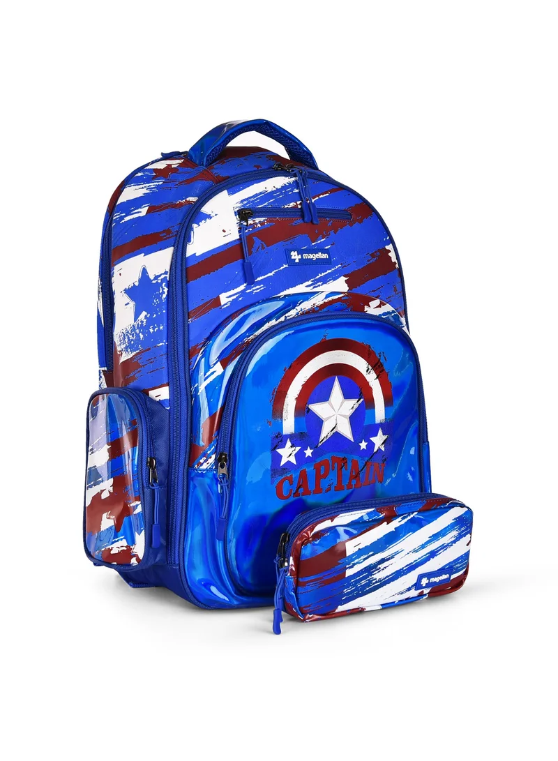 ماجلان حقيبة الظهر من ماجلان  بمقاس 19 بوصة ، قماش بثلاث حجرات تقسيم