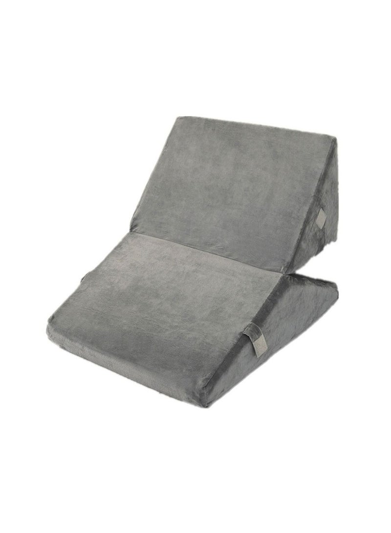 Cool Baby COOLBABY Bed Wedge Pillow Memory Foam Top Adjustable Folding Incline Cushion Maternity Cushion Memory Cotton Filling  - Image 2