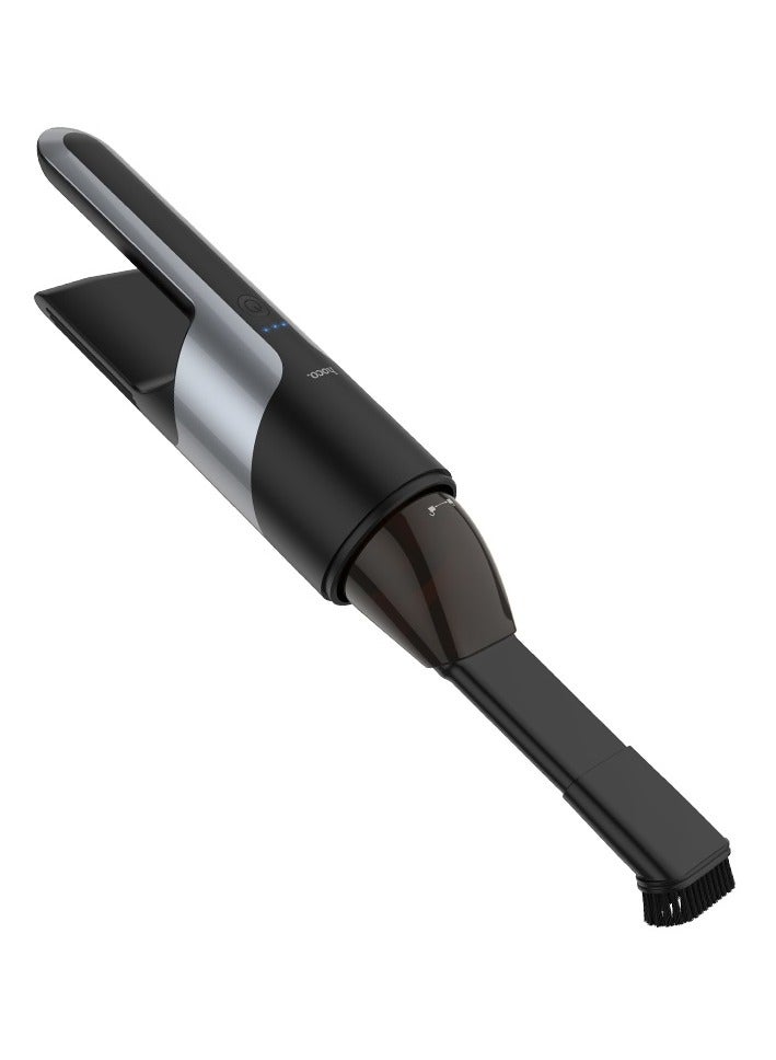 Hoco Mini Handheld Vacuum Cleaner with Washable Filter, High Speed ​​Motor, Type-C Input, PH16, Black/Grey - Image 2