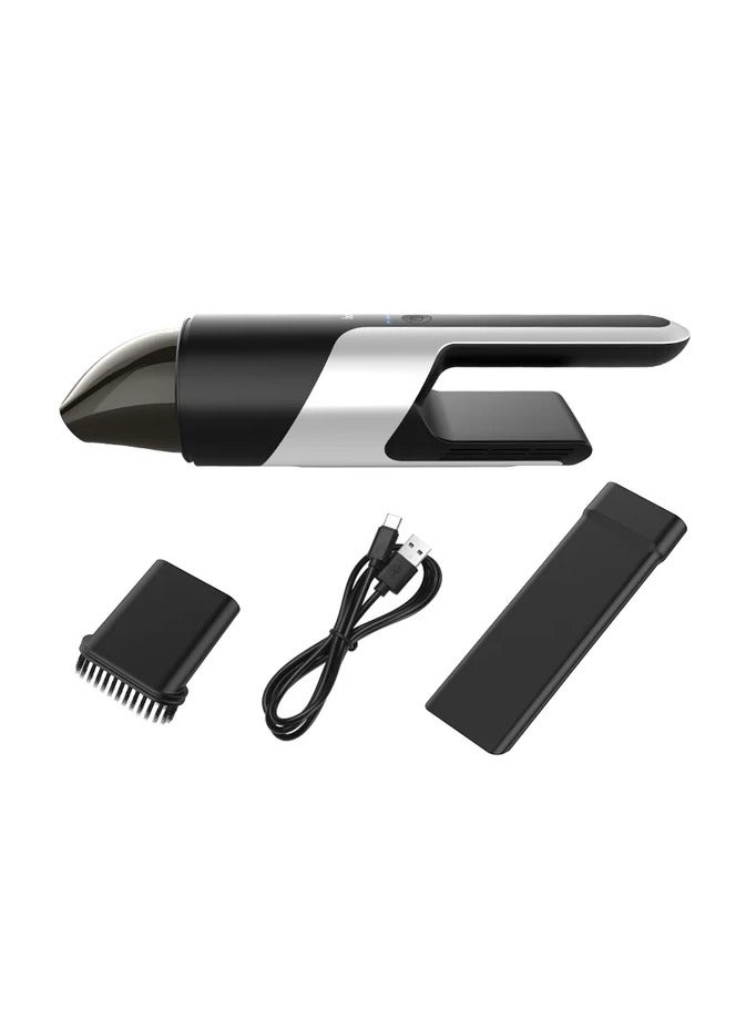 Hoco Mini Handheld Vacuum Cleaner with Washable Filter, High Speed ​​Motor, Type-C Input, PH16, Black/Grey - Image 4