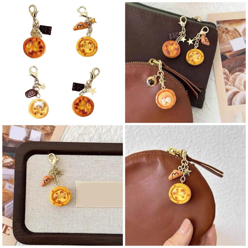 Creative Eggs Keychain Buckle 2 For Backpack Sturdy Alloy Resin Design - Image 3