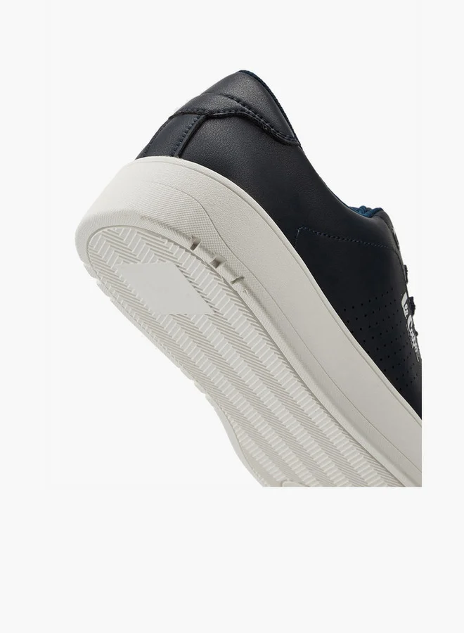 Lee Cooper Men's Perforated Detail Lace-Up Sneakers