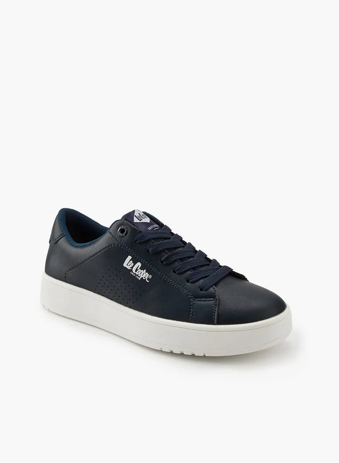 Lee Cooper Men's Perforated Detail Lace-Up Sneakers