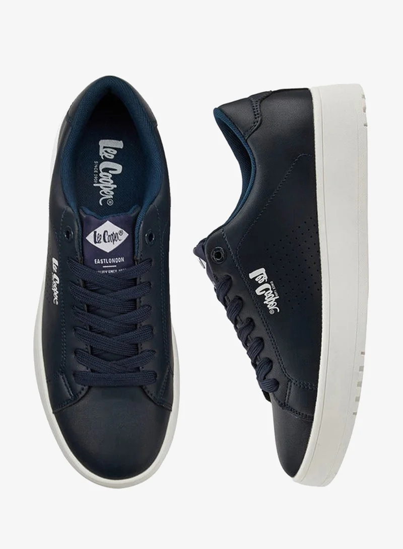 Lee Cooper Men's Perforated Detail Lace-Up Sneakers