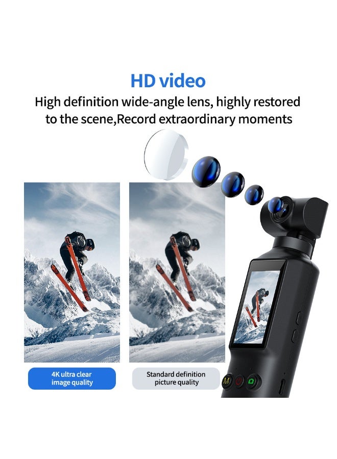 NexusTek 4K Action Camera | 270° Rotating Lens | WiFi Connectivity | HD Video Recording | Mini Portable Vlog Camera | Loop Recording | Outdoor Cycling Camera | Free 64GB Memory Card - Image 1