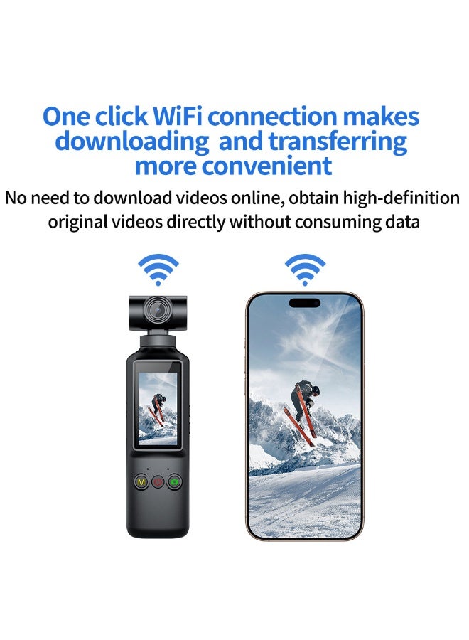 NexusTek 4K Action Camera | 270° Rotating Lens | WiFi Connectivity | HD Video Recording | Mini Portable Vlog Camera | Loop Recording | Outdoor Cycling Camera | Free 64GB Memory Card - Image 4
