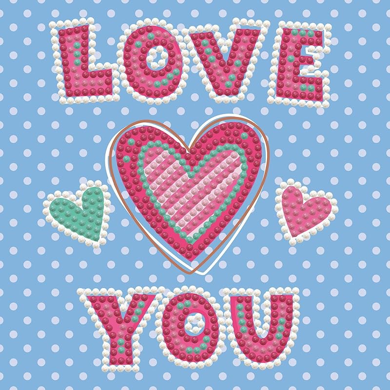 DIAMOND DOTZ Love You 15 X 15 Cm Diamond Painting Kit