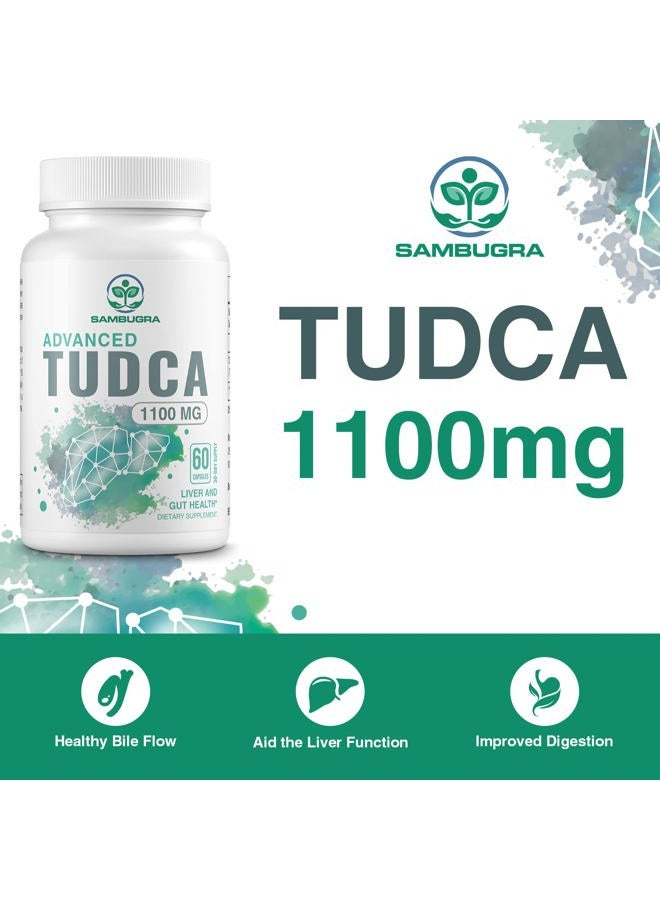 Sambugra TUDCA Liver Supplements 1100mg, Ultra Strength Bile Salt TUDCA Supplement, Liver Support for Liver Cleanse Detox and Repair, 60 Capsules - Image 3