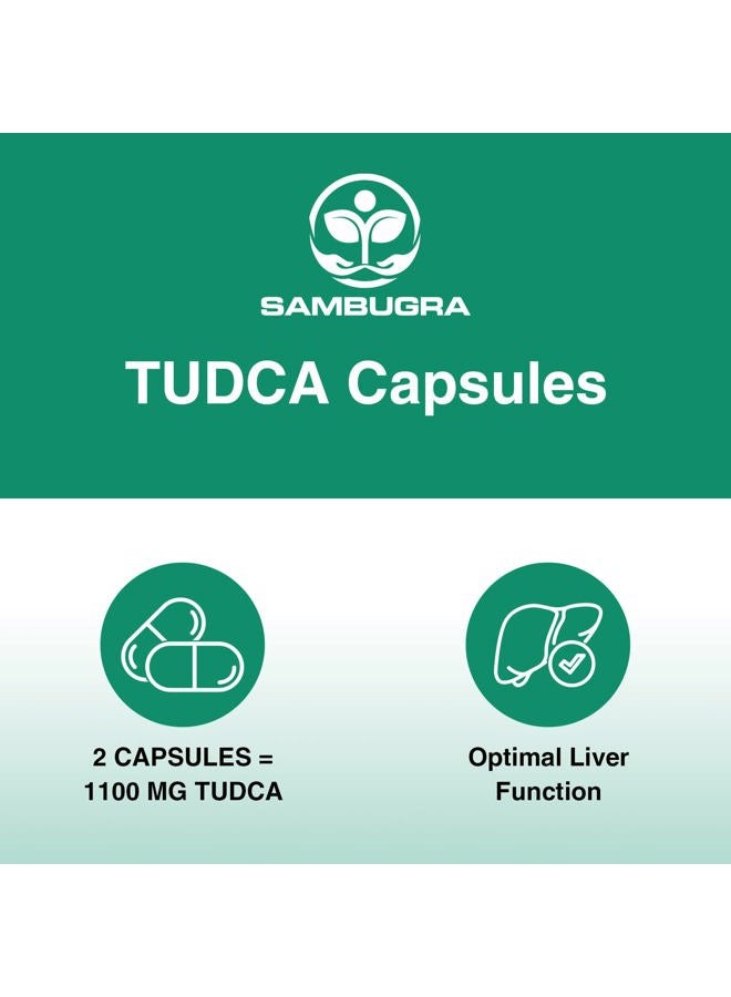 Sambugra TUDCA Liver Supplements 1100mg, Ultra Strength Bile Salt TUDCA Supplement, Liver Support for Liver Cleanse Detox and Repair, 60 Capsules - Image 5