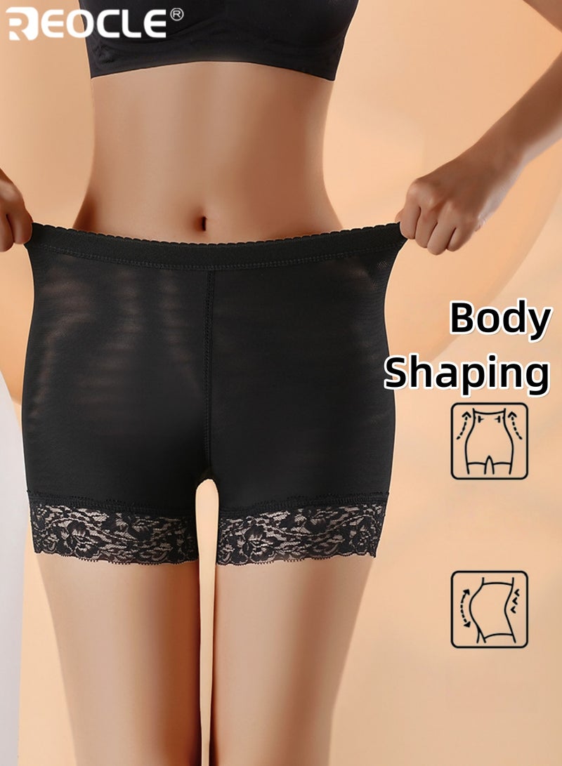 REOCLE Women's Butt Lifting Shapewear Shorts with Lace Trim Sculpting Breathable& Comfortable Body Shaper for Enhanced Curves Daily & Special Occasion Wear - Image 5
