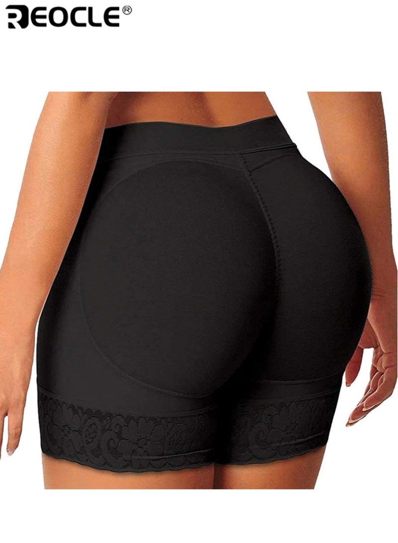 REOCLE Women's Butt Lifting Shapewear Shorts with Lace Trim Sculpting Breathable& Comfortable Body Shaper for Enhanced Curves Daily & Special Occasion Wear - Image 2