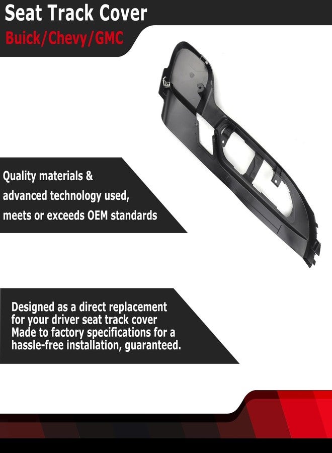 FEXON غطاء مفتاح مقعد السائق من FEXON، متوافق مع سيارات شيفروليه ترافيرس/جي إم سي أكاديا/بويك إنكليف 2009-2017، بديل للرقم 25941769 (أسود). - Image 2