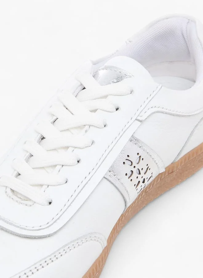 Celeste Women's Cutout Detail Sneakers with Lace-Up Closure