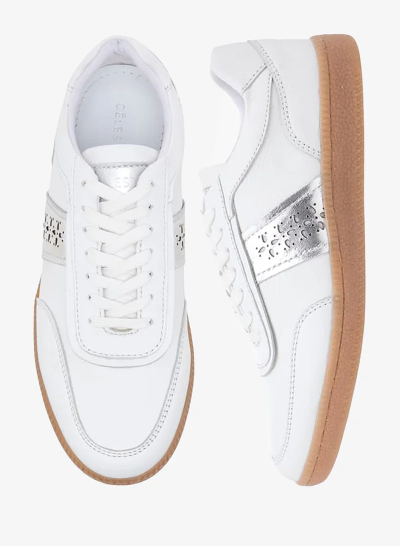 Celeste Women'S Cutout Detail Sneakers With Lace-Up Closure