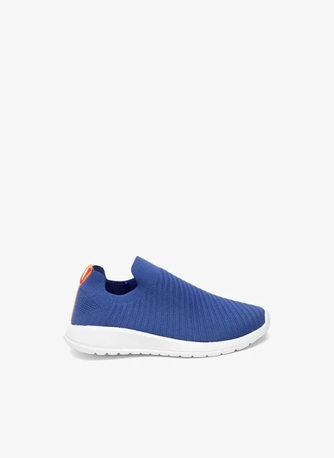 Textured Slip-On Sports Shoes