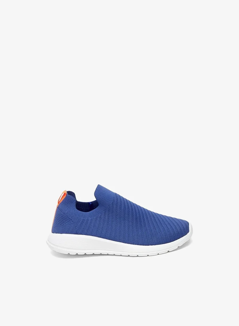Oaklan by Shoexpress NAVY Textured Slip-On Sports Shoes for Men | Best Price UAE