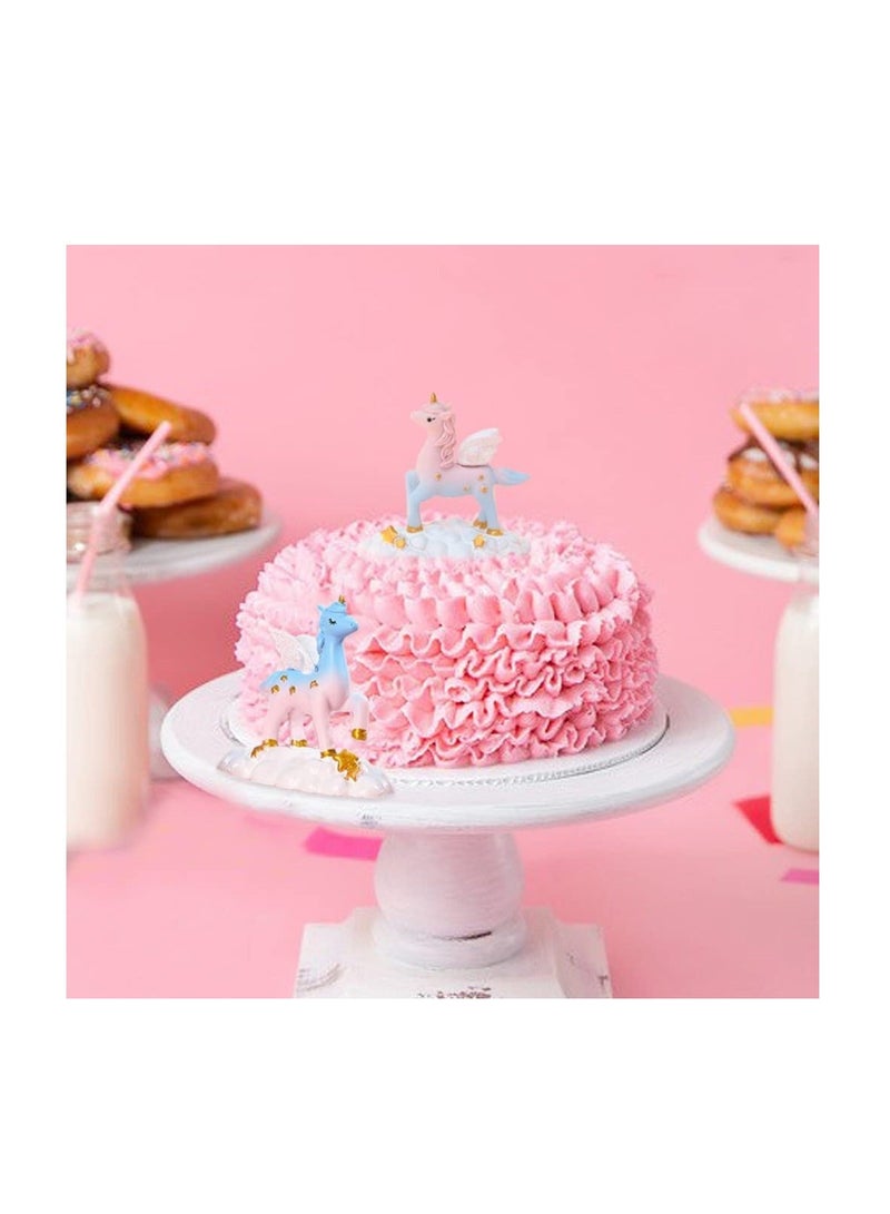 Unicorn Cake Decoration Cake Toppers Unicorn Ornament Unicorn Figurine Unicorn Toys Crafts And Art Supplies Cake Toppers Birthday Party Unicorn Gifts For Boys Girls Kids Birthday Party Baby Shower  - Image 4