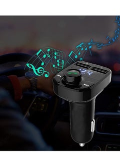RATSAW Handsfree Call Fast Dual USB Car Charger Wireless Bluetooth FM and MP3 Receiver Transmitter  - Image 4